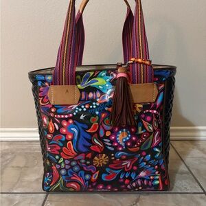 Consuela Multicolor Floral Tote